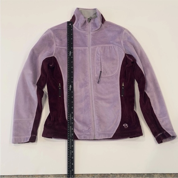Mountain Hardwear Women's Fleece Gore-Tex Windstopper Jacket Small Purple - Picture 3 of 11